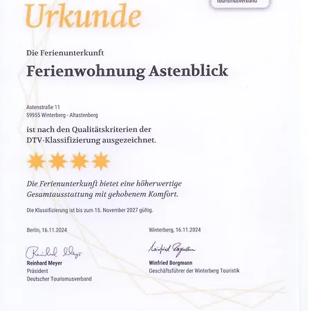 Haus Astenblick 3* Winterberg