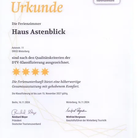 Pensionat Haus Astenblick *